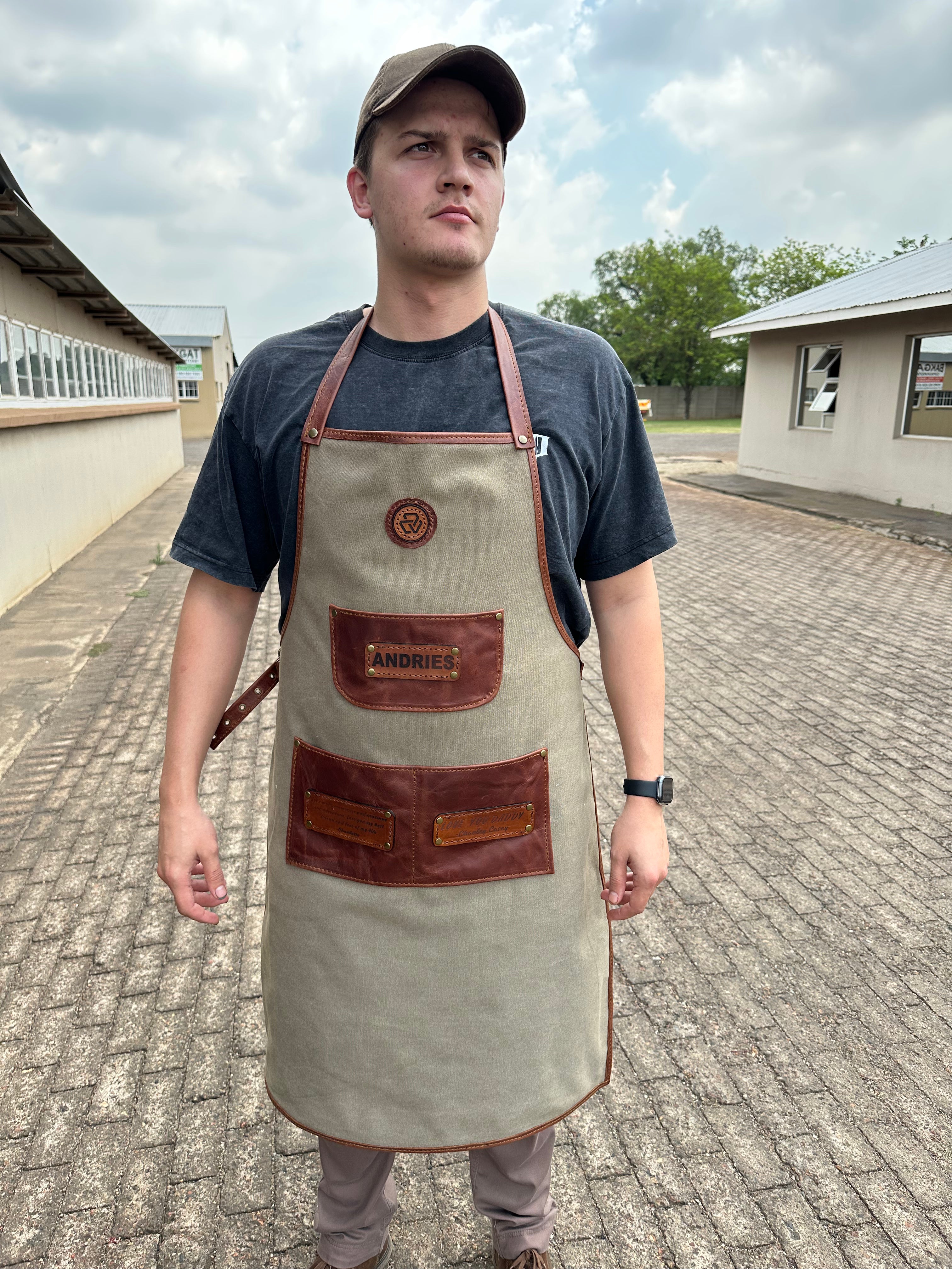 Leather & Canvas Apron