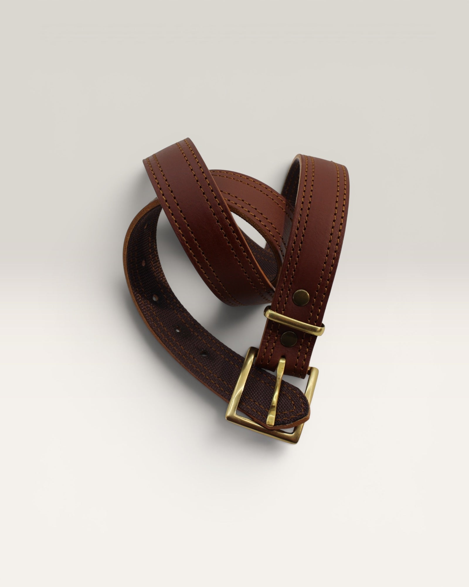 38mm Lined Leather Belt